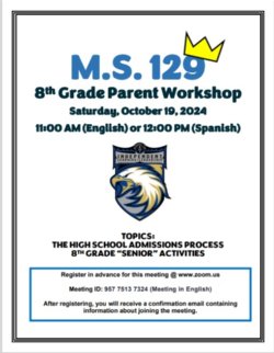 parent meeting flyer